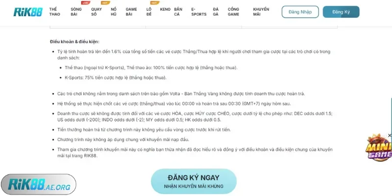 Nên chú ý điều kiện chuẩn từ nhà cái